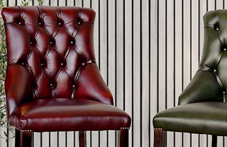 sedie da pranzo dining chairs chesterfield lux pelle