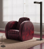 Harleq Aviator Sofa, Divano Art Deco, Design Moderno